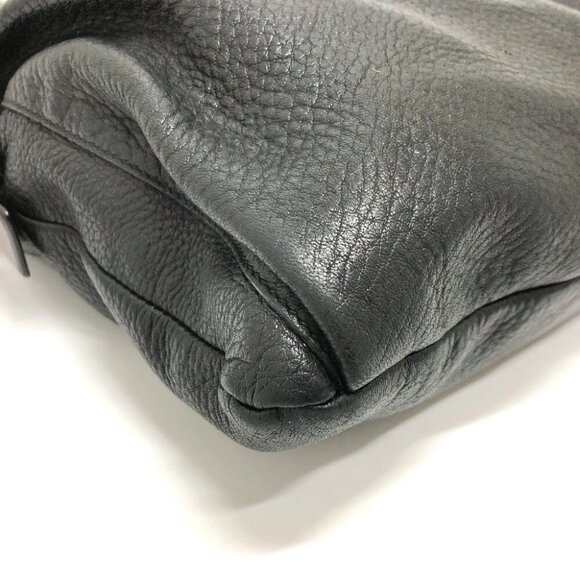 PRADA VA0802 Front pocket Bag Shoulder Bag Leather Black - Picture 15 of 16